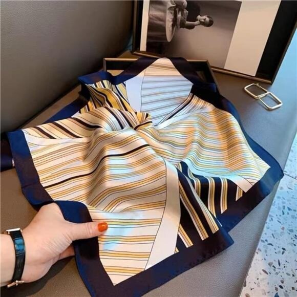 Mulberry Silk 21"x21" Neck Scarf - Small Square Scarf for Women, Gift-Ready - Picture 2 of 6